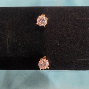 Moissanite Elegant Gold Earrings 2.0 CT